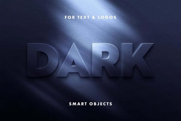 DARK TEXT EFFECT - Hiệu ứng chữ tối
