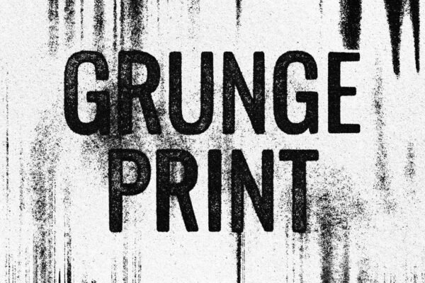 GRUNGE PRINT TEXT EFFECT - Hiệu ứng chữ in Grunge